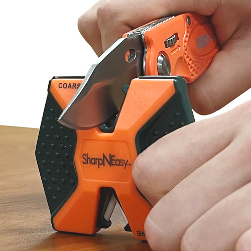 AccuSharp SharpNEasy Orange Two Step & Orange Sport Knife Combo