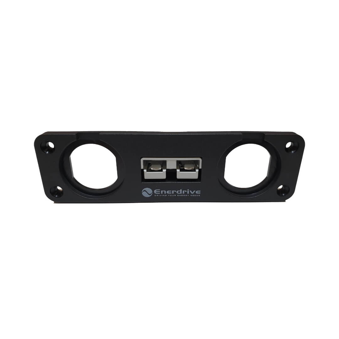 Panel Mount 50A Anderson Plug Holder and 2 Socket Holes