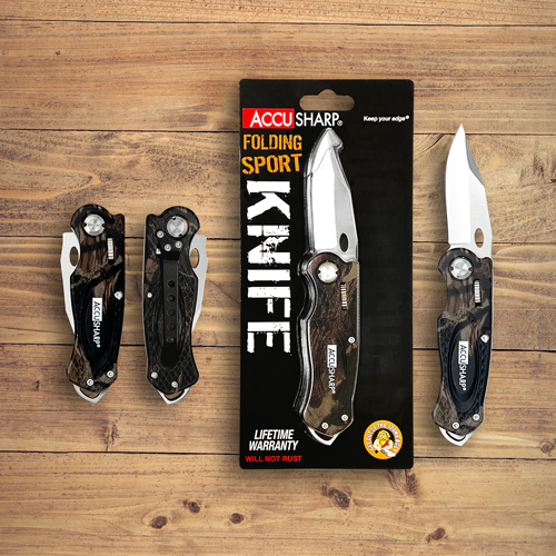 AccuSharp Camo Sport Knife