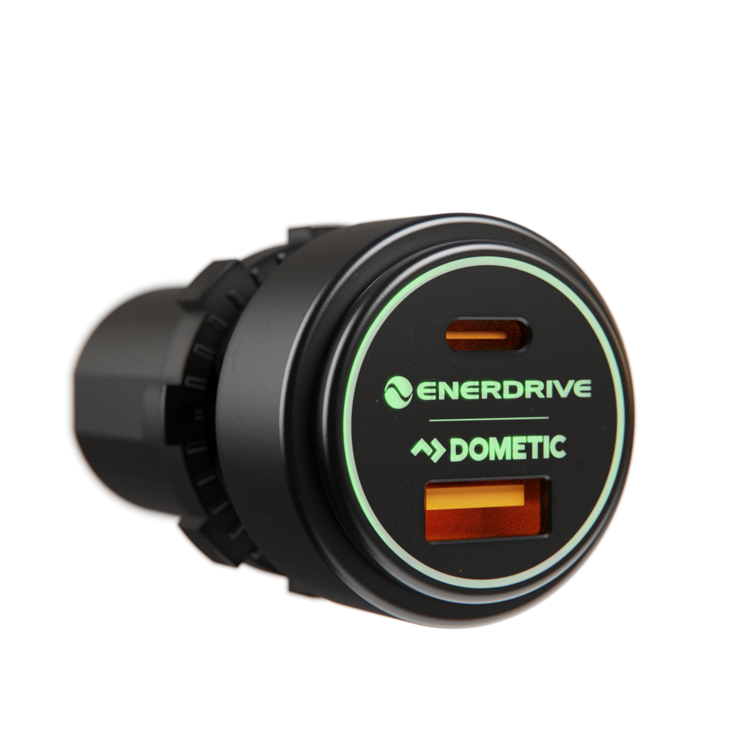 USB-A QC 3.0 36W & USB-C PD 60W Socket (Max 100W)