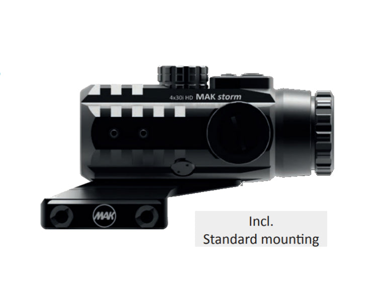MAKStorm 4x30i HD, Premium Riflescope with MAKMasterLock