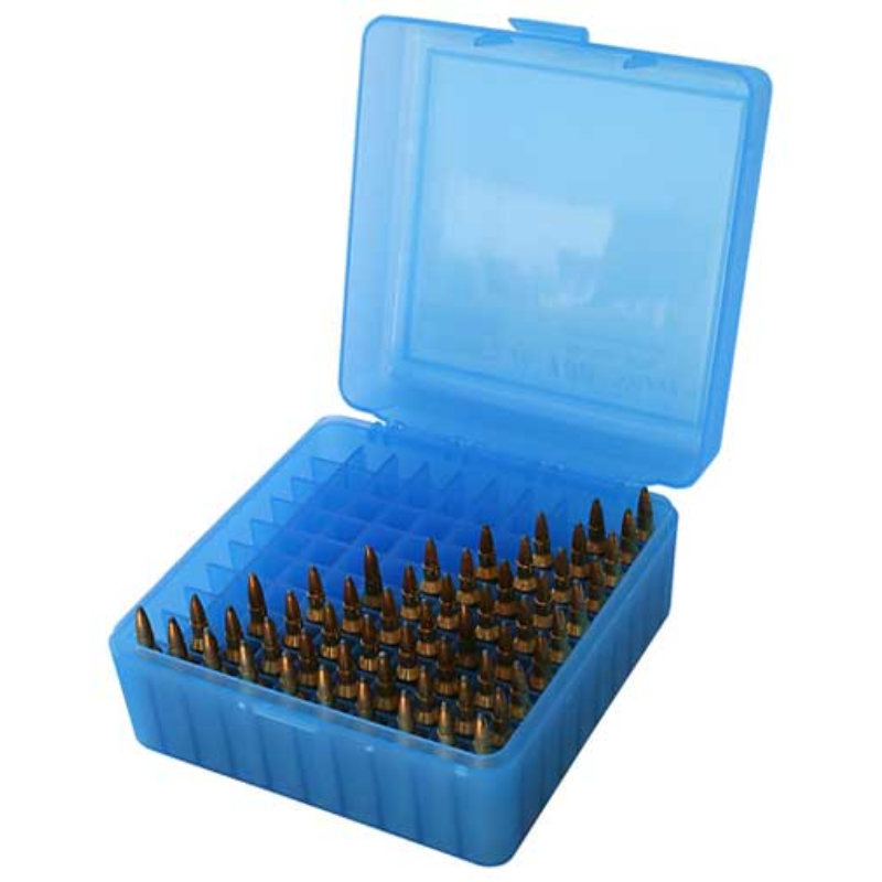 MTM Caseguard 100 round ammo box - Suit .243