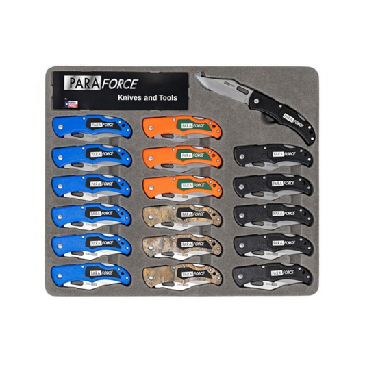 AccuSharp Paraforce Lock Back Knife Assorted Colours