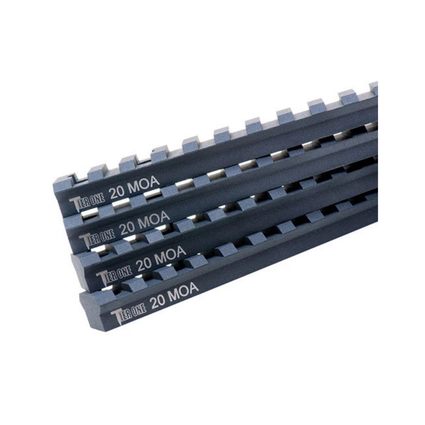 Tier One Picatinny Rail Black Rem 700 L/A 0-MOA