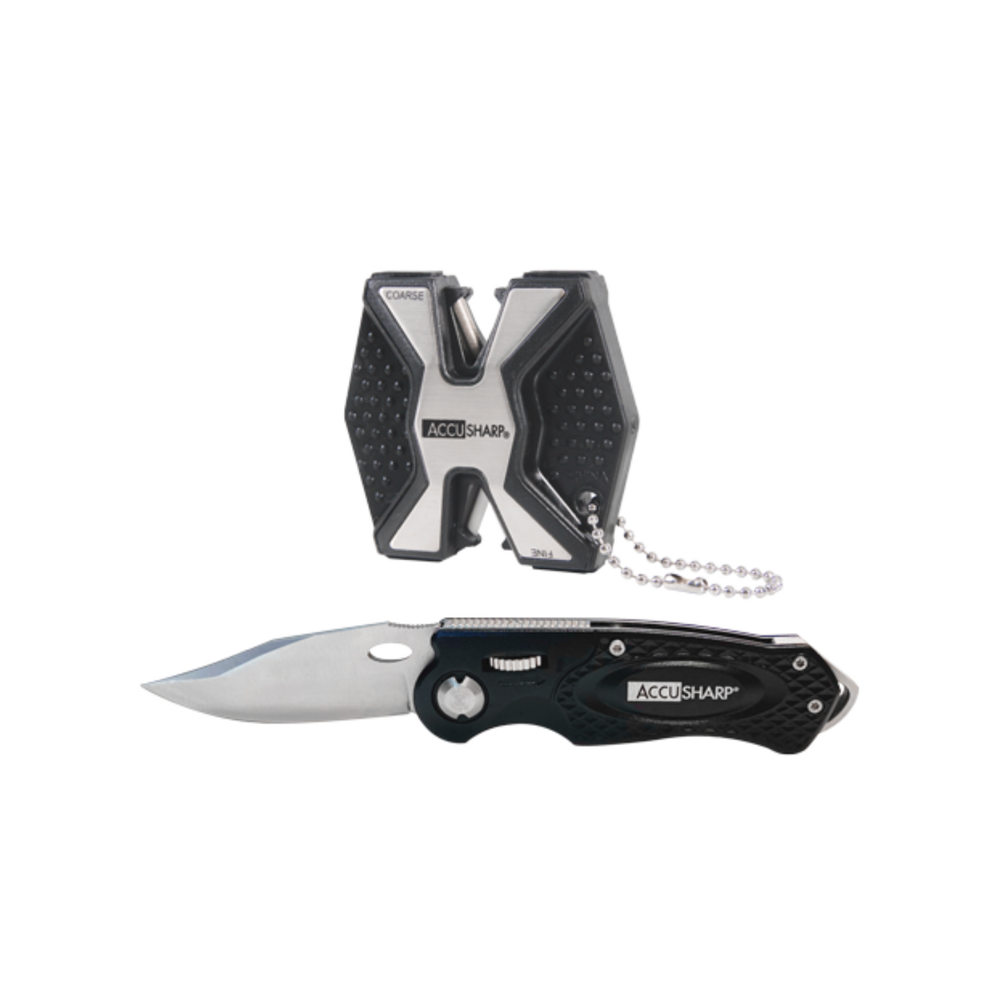 AccuSharp Sport Knife and Two Step Sharpener Combo Pack