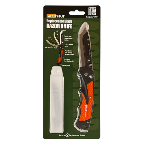 AccuSharp Razor Knife - Orange