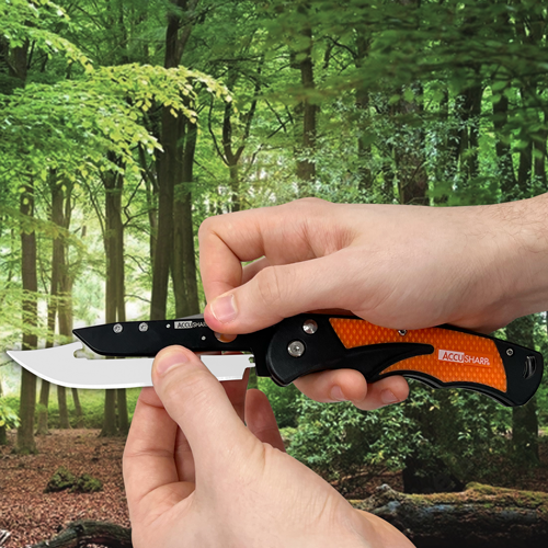 AccuSharp Razor Knife - Orange