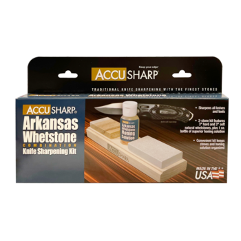 AccuSharp Combo Arkansas Stones w/ Honing Oil