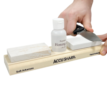 AccuSharp Combo Arkansas Stones w/ Honing Oil