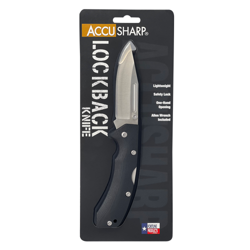 AccuSharp Folding Knife - Black