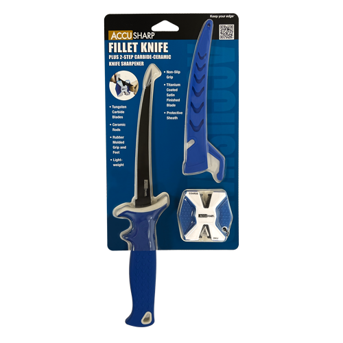 AccuSharp Fillet Knife with 2 Step Sharpener