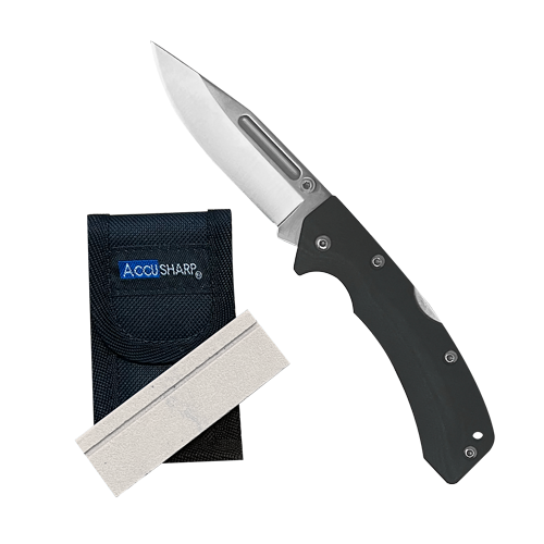 AccuSharp Natural Arkansas 3" Stone w/Pouch