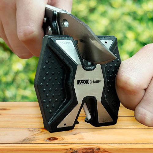 AccuSharp Sport Knife and Two Step Sharpener Combo Pack