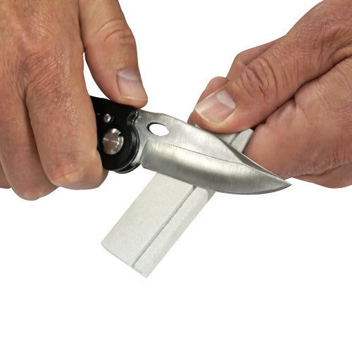AccuSharp Natural Arkansas 3" Stone w/Pouch