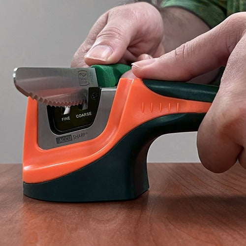 AccuSharp Pull Through Sharpener - Orange/Green