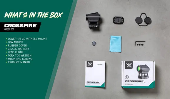 Vortex Crossfire Green Dot 2 MOA