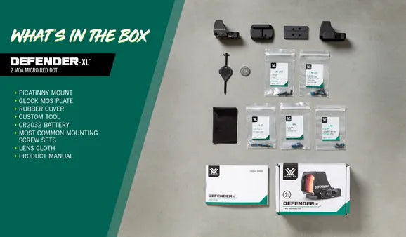 Vortex Defender-XL™ 2 MOA Red Dot