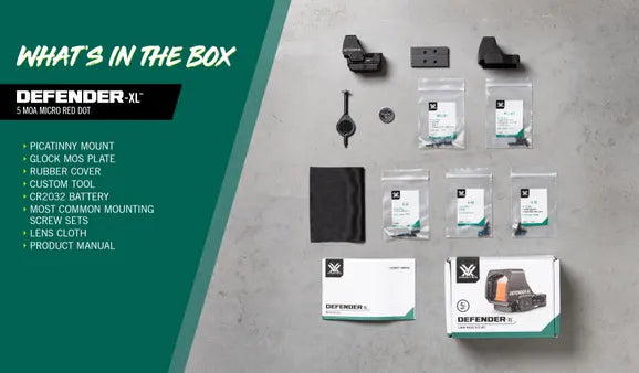 Vortex Defender-XL™ 5 MOA Red Dot
