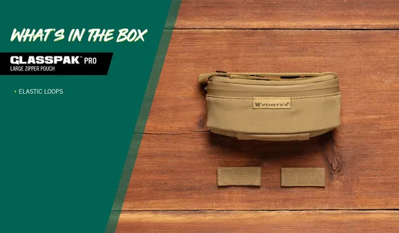 Vortex Glasspack Pro Large Zipper Pouch Tan