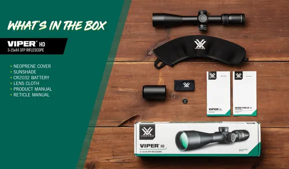 Vortex Viper HD 3-15x44 SFP Dead-Hold BDC MOA