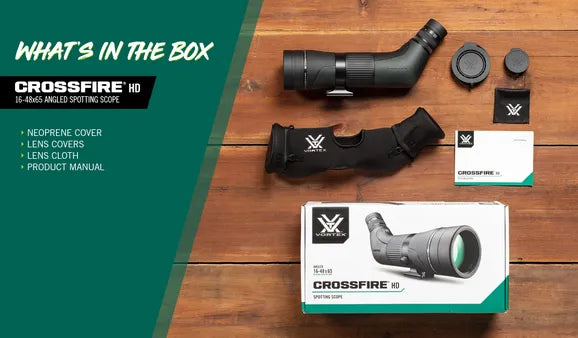 Vortex Crossfire 16-48x65 Angled Spotting Scope