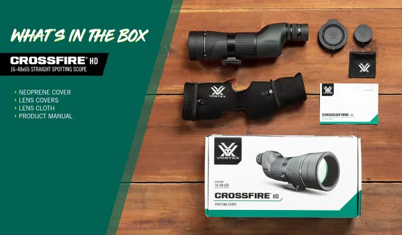 Vortex Crossfire 16-48x65 Straight Spotting Scope