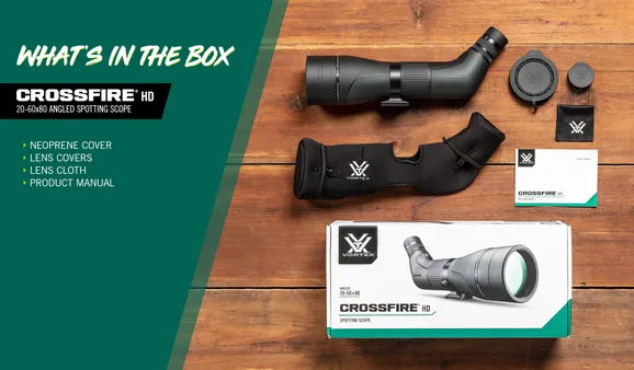 Vortex Crossfire 20-60x80 Angled Spotting Scope