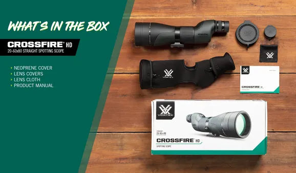 Vortex Crossfire 20-60x80 Straight Spotting Scope