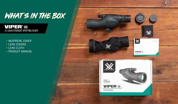 Vortex Viper 11-33x50 Straight Spotting Scope