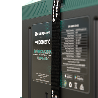 B-TEC ULTRA 12V 100Ah Lithium Battery IP67 Waterproof