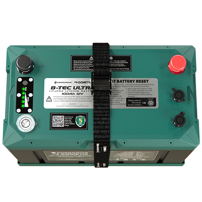 B-TEC ULTRA 12V 100Ah Lithium Battery IP67 Waterproof