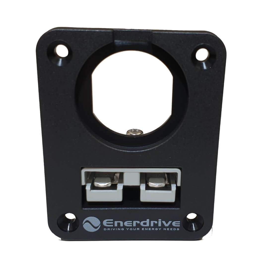 Panel Mount 50A Anderson Plug Holder and 1 Socket Hole