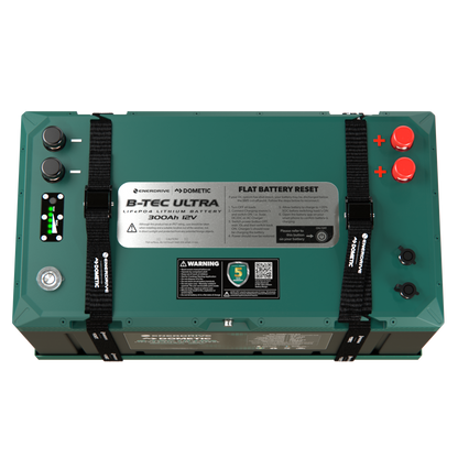 B-TEC ULTRA 12V 300Ah Lithium Battery IP67 Waterproof