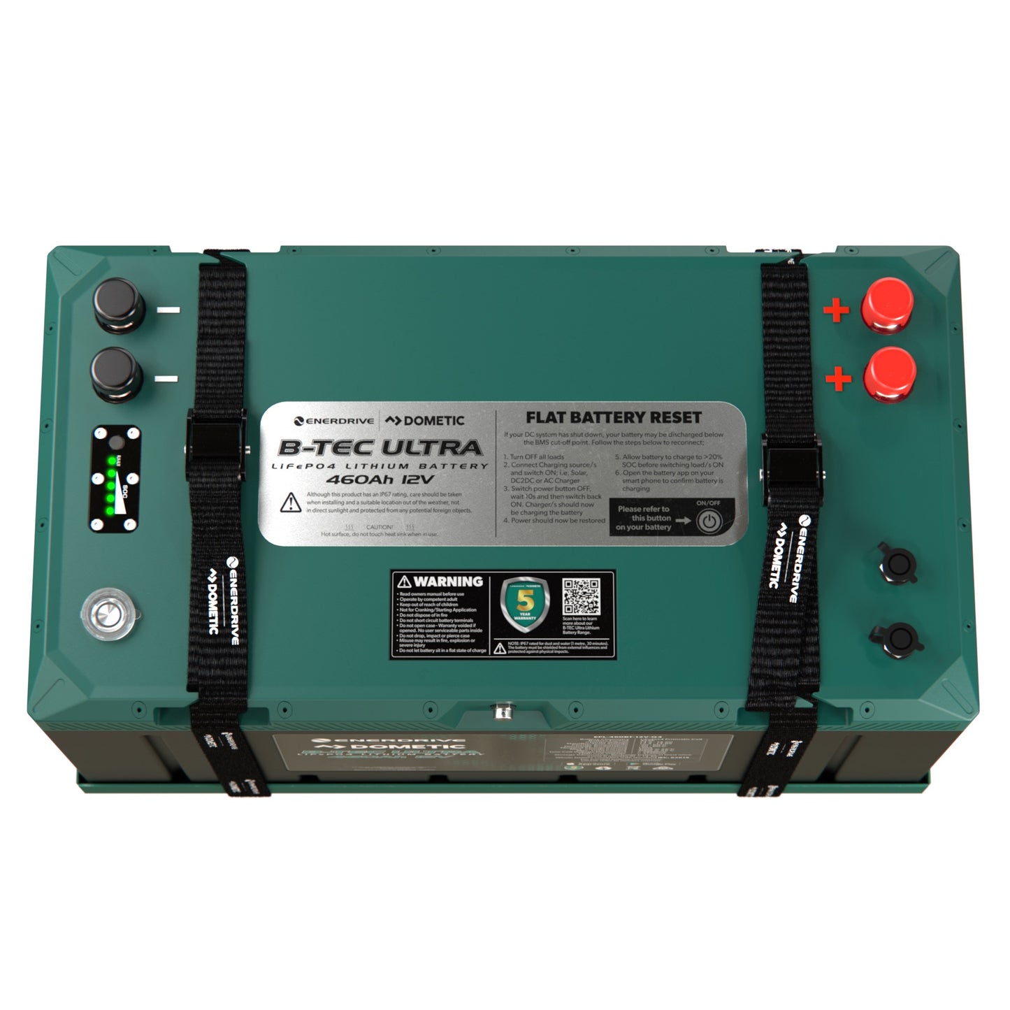 B-TEC ULTRA 12V 460Ah Lithium Battery IP67 Waterproof
