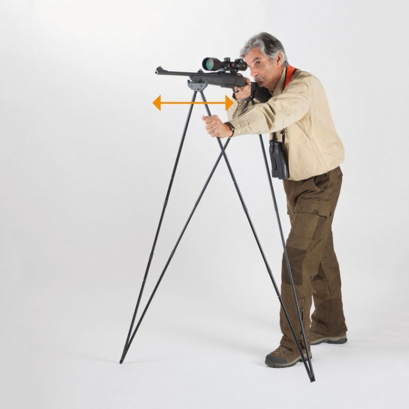 4 Stable Sticks quad shooting rest Bush Essential Green for rifle stability