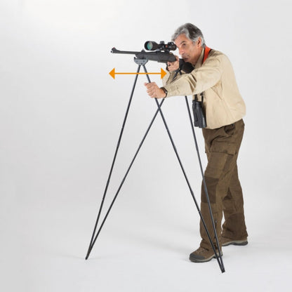 4 Stable Sticks quad shooting rest Bush Essential Green for rifle stability