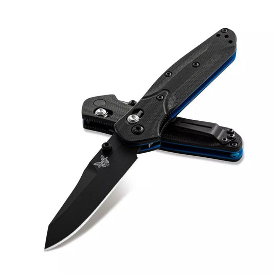 Benchmade Mini Osborne CPMS30V Steel Reverse Tanto Black Folder Knife - 945BK-1