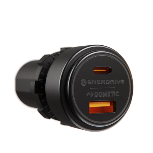 USB-A QC 3.0 36W & USB-C PD 60W Socket (Max 100W)