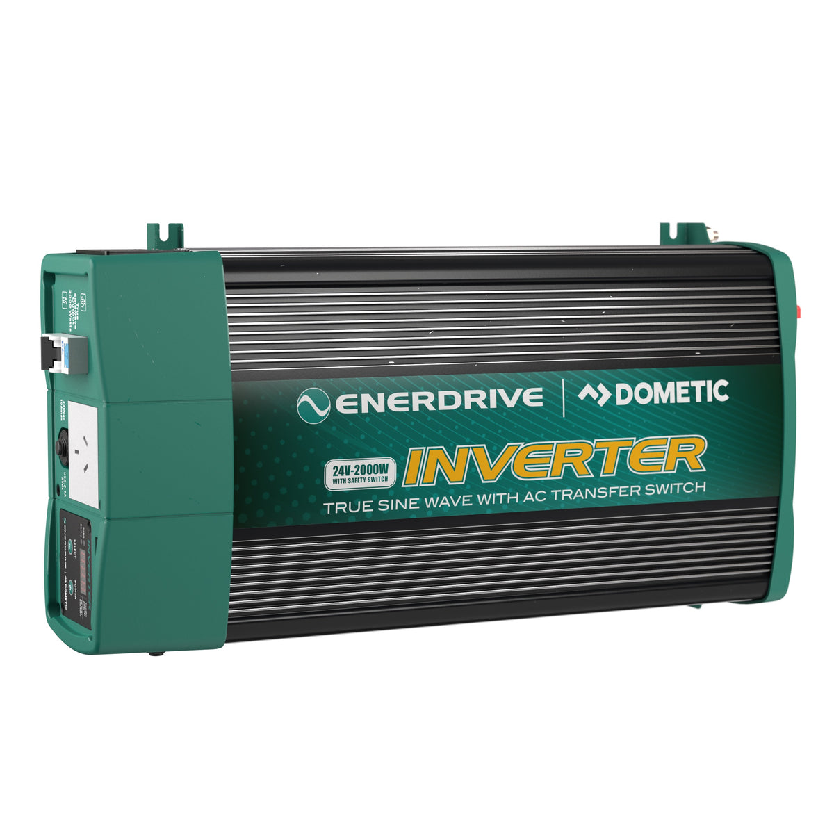 2000W 24V True Sine Wave Inverter with AC Transfer & Safety Switch