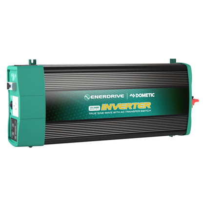 2600W 12V True Sine Wave Inverter with AC Transfer & Safety Switch