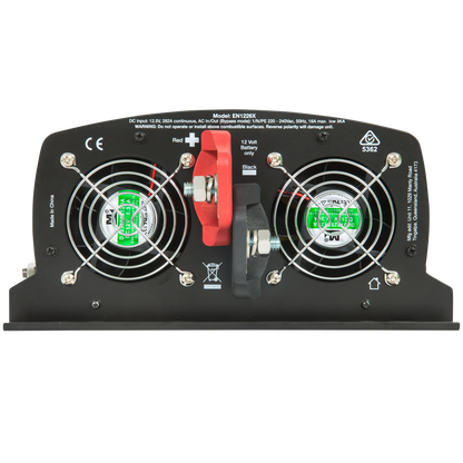 2600W 12V True Sine Wave Inverter with AC Transfer & Safety Switch