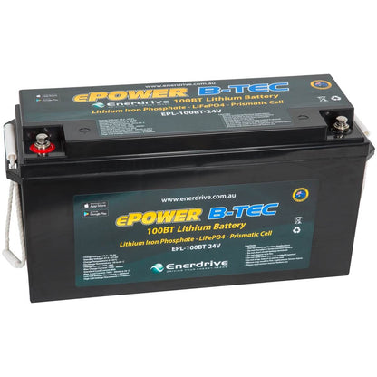 B-TEC 24V 100Ah Lithium Battery