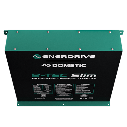 B-TEC 12V 300Ah Slimline Lithium Battery