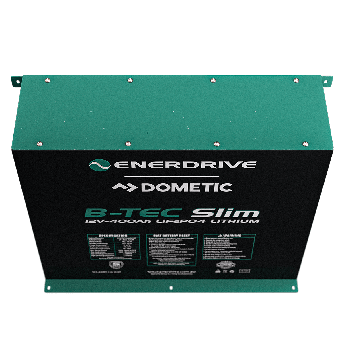 B-TEC 12V 400Ah Slimline Lithium Battery