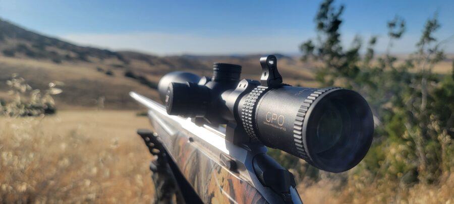 GPO Spectra 8X 50mm objective rifle scope with 2.5-20x magnification range