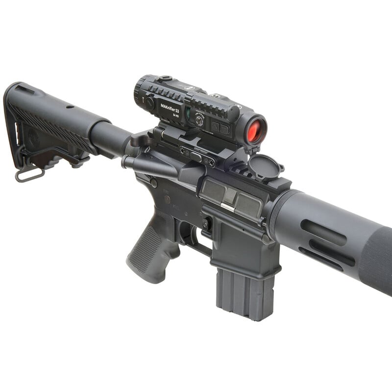 MAKComboSystem Combined with MAKDot S + Maknifier S3