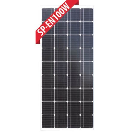 100W Fixed Mono Solar Panel (Silver or Black Frame)