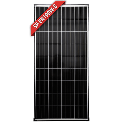 190W Fixed Mono Solar Panel (Silver or Black Frame)