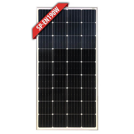 190W Fixed Mono Solar Panel (Silver or Black Frame)