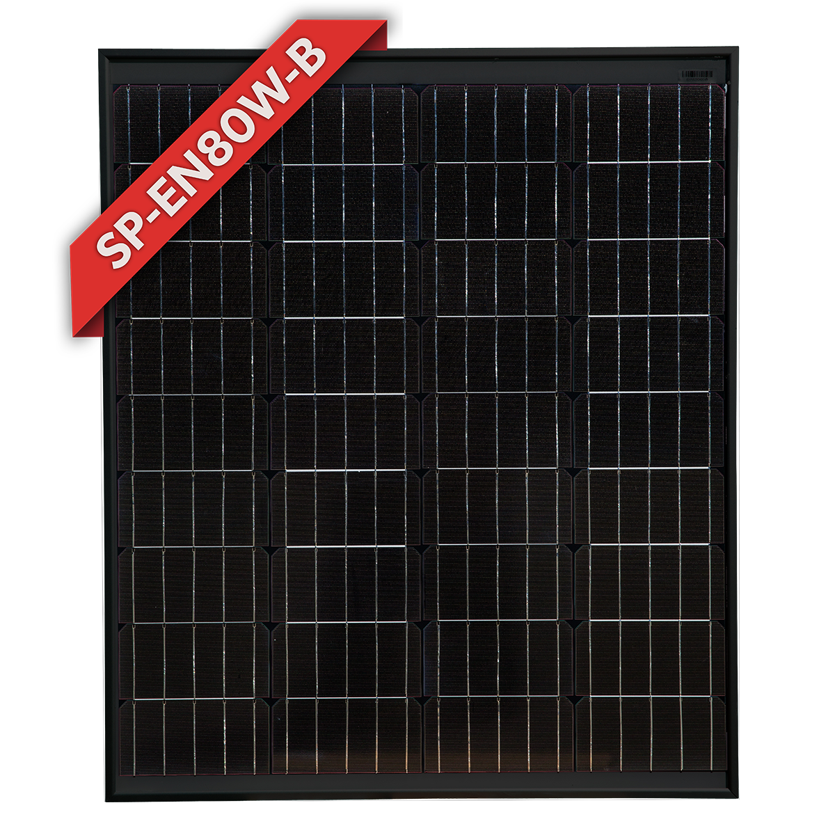 80W Fixed Mono Solar Panel (Silver or Black Frame)
